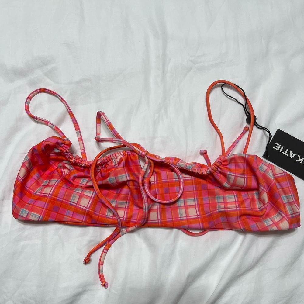 Skatie Demi Bikini Top in Carolina
